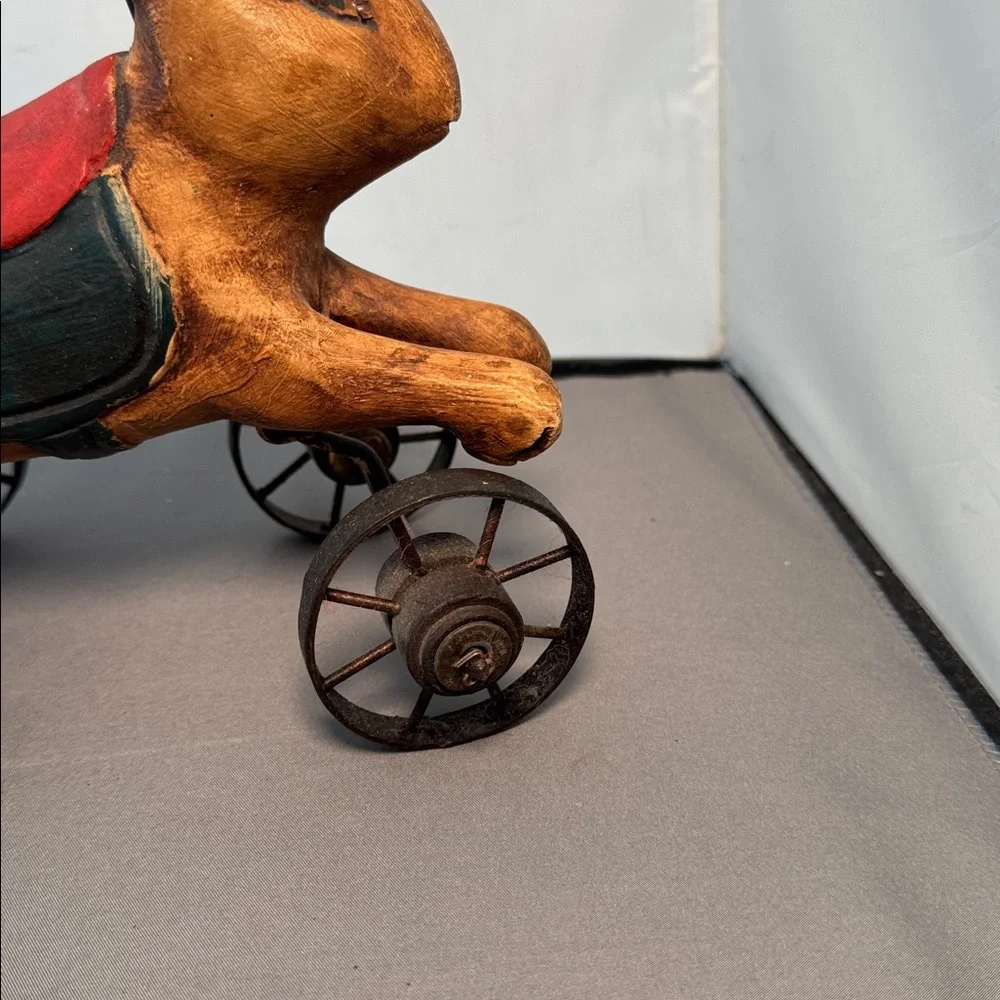 Rabbit Tricycle Toy‎ - Brown and Red